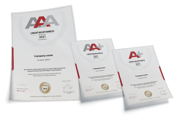 CompanyWall business sertifikati bonitetne izvrsnosti